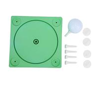 Golf Shape Storage Box Desktop Decoration with Four Stand Feet Detachable Golf Ball Gift Box for Home Office Plastic White 14cm x 14cm x 4.7cm