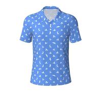 Golf Shirts for Men, Funny Golf Polo Moisture Wicking Dry Fit Short Sleeve, 08074sex, Large
