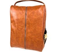Golf Shoe Bag for Golfers, Brown, Carry Shoe Bag
