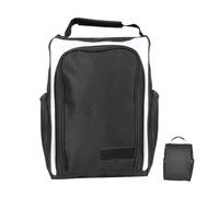 Golf Shoe Bag, Zipper Storage Pouch with Handle, Carry Bag with Side Accessories Pockets, for Travel Gym Indoor Outdoor Garden Golf Course