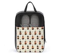 Golf Shoe Bags for Travel Women Men - Cool Cello Print Travel Shoe Bags for Packing In Suitcase, Bowling Dance Pointe Soccer Cleat Sneaker Bag Organizer For Gym with Zipper
