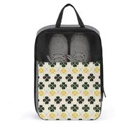 Golf Shoe Bags for Travel Women Men - Green Plants Print Travel Shoe Bags for Packing In Suitcase, Bowling Dance Pointe Soccer Cleat Sneaker Bag Organizer For Gym with Zipper
