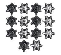 Golf Shoe Spike 14pcs/Set Golf Cleats Anti-Slip Spikes for Golfs Shoes Replacement Part Equipment(Black)