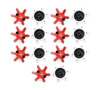 Golf Shoe Spike 14pcs/Set Golf Cleats Anti-Slip Spikes for Golfs Shoes Replacement Part Equipment(Red)