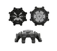 Golf Shoe Spike 20pcs Golf Shoes Spikes Fast Twist Studs Cleats for(Black)