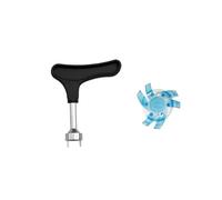 Golf Shoe Spike Portable Turn Quick Twist Golf Spike 12pcs Shoe Spikes Convenient Cleat Training Aids Replacement Set(Blue 12pcs)