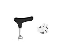 Golf Shoe Spike Portable Turn Quick Twist Golf Spike 12pcs Shoe Spikes Convenient Cleat Training Aids Replacement Set(White 12pcs)