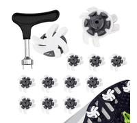 Golf Shoe Spikes - Anti-Slip Cleats for Shoes Practical Wrench Tool Replacement Cleats Set | Outdoor Courts Courts Accessories Traction Handle Fixing Installation Sporty L