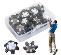 Golf Shoe Tips - Replacement Cleat Studs, Comfortable Pull Handle, Secure Locking, Lightweight Spike Design | For Tennis Course Jumping Path