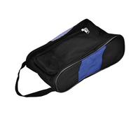 Golf Shoes Bag Case Pocket Durable Tear Resistant Nylon Breathable Mesh Double Zipper Portable Handle Design for Golf Sports Accessory Black Blue Optional 32.5 x 22 x 12cm (Black Blue)