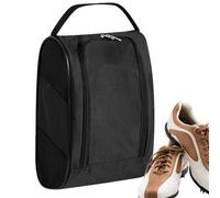 Golf Shoes Carrying Case for Golf Shoes | S for with Zip and Ventilation, Transport for Breathable Socks, T-Shirts, Gloves, CE, Black/White, Consulte la descripción, See description