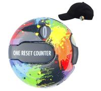 Golf Shot Counter | Mini Multi-Colored Touch Reset 1.2 Inch | Golf Clicker Counter | for Men Women Putting Green Driving Range Backyard Practice Competition