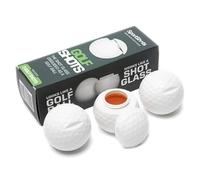 Golf Shots - Golf Ball Shaped Shot Glass, White