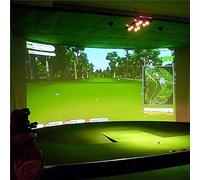 Golf Simulator Impact Screen, Ultra Clear Projector Screen for Indoor Training, Impact Resistant and Durable Design with Grommet Holes