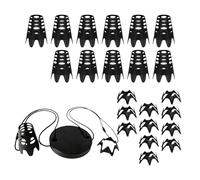 Golf Simulator Tees,Black Reusable Training Stable Gadgets Kit - Golf Simulator Tees Set - for Hitting Home Indoor Outdoor House Course Yard Grass Kids Adults