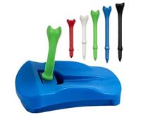 Golf Simulator Tees - V3 Hinged Golfer Training, Artificial Turf Tee with Precision Feedback, High-Performance Swing Tool, Professional Practice Gear, Rubber Tee Set for Golfers