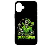 Golf Skeleton Dead In The Water Hazard Funny Golfing Case for iPhone 16 Plus