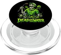 Golf Skeleton Dead In The Water Hazard Funny Golfing PopSockets PopGrip for MagSafe