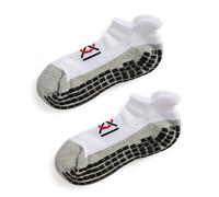 Golf Socks Ankle Anti-Slip - Premium Cushioned Comfort, Arch Support, and Moisture-Wicking Technology. 2 Pack (UK, 10-12, White)