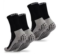 Golf Socks Anti-Slip - Premium Cushioned Comfort, Arch Support, Moisture-Wicking Technology. 2 Pack (UK, 4-6, Black)