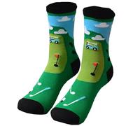 Golf Socks for Men, Durable Long Golf Mens Novelty Socks, Practical Durable Funny Presents, Aesthetically Pleasing Suitable for Giving Gifts to Men Fathers and Teenagers