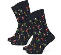 Golf Socks for Men | Funny Angry Golfer Novelty Socks | Father's Day Gifts for Dad, Grandad | Breathable Cotton | UK Sizes 6-12 | Golf Gifts for Him (UK, Numeric, 6, 12, Regular, Regular, 2, green)