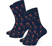Golf Socks for Men | Funny Angry Golfer Novelty Socks | Father's Day Gifts for Dad, Grandad | Breathable Cotton | UK Sizes 6-12 | Golf Gifts for Him (UK, Numeric, 6, 12, Regular, Regular, 2, red)