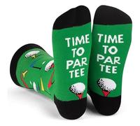 Golf Socks Novelty Golf Gifts for Men “Time to Par Tee” Design Funny Golfs Accessories for Men Unisex Fit for Most Adults. Ideal for Golfers, Birthdays, Father’s Day and Secret Santa.