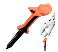 Golf Speed Tees - 10 Degree Tilted Angle Tee, 8.3x2.5x2cm Zero Friction Launch Design, Unbreakable Polycarbonate Material Support | Long Distance Accuracy Improvement Aid Tool For Driving Range Course