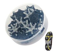 Golf Spike - Low Profile Shoe Insert Set, Premium Rubber Traction Studs, Stability Enhancement Components, Foot Grip For Power Transfer, Professional Courses Turf Practice, Eighteen Count