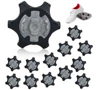 Golf Spikes Set, 13pcs Replacements Golf Shoe Spikes with Accessories with Traction Stability and Comfort