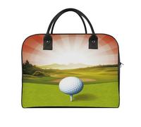 Golf Sport Laptop Tote Bag Casual Travel Handbag Multi Pocket Shoulder Bags for Work Travel