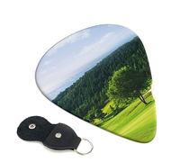 Golf Sport Printed Guitar Picks 6 Pcs Guitar Plectrum Acoustic Electric Guitar Pick For Bass Electric Acoustic Guitars Ukulele Thin Medium Thick Set 0.46mm