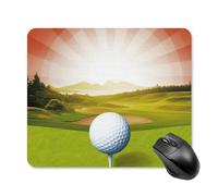 Golf Sport Square Mouse Pad Portable Computer Mousepad with Non-Slip Rubber Base 25 * 30cm Ultra-Thin Gaming Mouse Mat for Computer Laptop Office Desk Accessories