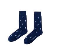 Golf Sports Socks | BLUE Golfer Sock | Golf Player | Work Socks for Him | Bday Present for Guys (Golf Swing - BLUE)