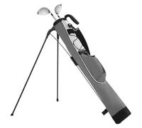 Golf Stand Bag, Golf Stand Carry Bag with Pocket, Bottle Holder, 2 Way Divider, Small Golf Clubs Bag for the Driving Range, Par 3, and Executive Courses