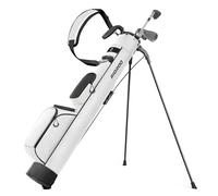 Golf Stand Bag with Adjustable Strap Golf Bag 2 Way Divider 3 Pockets Lightweight Easy to Pencil Golf Carry Bag for The Driving Range, Par 3, and Executive Courses
