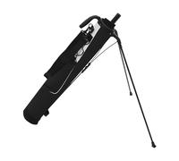 Golf Stand Bag with Club Dividers, 6.24" Lightweight Pencil Golf Carry Bag for Men & Women, Durable Nylon Golf Bag for Driving Range & Par 3 Course (Black+White)