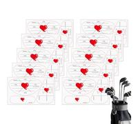 Golf Stickers for Striking - 10 Sheets of Alignment Labels for Putting, Golf Strike Tape, for Women, Men, Teenagers, Distance Practice, Sports
