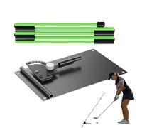 Golf Sticks Alignment Rods | Adjustable Foldable Corrector Equipment | Golf Swing Training Aid - for Adults Enthusiasts Beginners Amateurs Families Friends