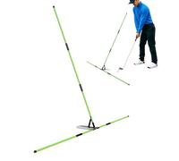 Golf Sticks Alignment Rods - Ball Placement Guide | Portable Trainer - Direction Control Practice Support Equipment For Garden Field Indoor Range Golf Training Session Skill Enhancement