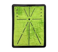 Golf Strike Mat,Portable Anti-Slip Striking Pad - Swing Path Feedback Golf Practice Striking Mat | for Golfers Indoor Outdoor Backyard Driving Range Train Ground