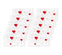 Golf Strike Tape - 10 Sheets D Alignment Labels for Putting, Golf Strike Tape - For Indoor and Outdoor Swing Distance Practice