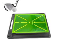 Golf Striking Mat Outdoor - Path Tracking Practice Equipment | Stock Mat with Integrated Ball Tray for Indoor and Outdoor Training, Backyard, Garage