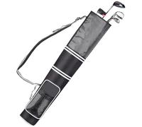 Golf Sunday Bag, Lightweight Golf Carry Bag for 3-9 Clubs, 600D Oxford Cloth, Foldable Design, Adjustable Sling Strap, 32 in / 81.3 cm, Black