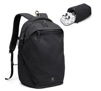 GOLF SUPAGS Basic Multipurpose Casual Backpack Laptop Compartment Water Resistant for Travel Hiking Sport Work Daypack Bag (Black)