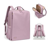 GOLF SUPAGS Stylish Laptop Backpack for Women Airline Approved Perfect for Work College and Travel Multi-Functional Casual Daypack Fits 14 Inch Notebook (Rose Purple)