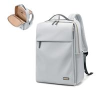 GOLF SUPAGS Travel Computers Backpack for Women Airline Approved for Work College Travel Multi-Functional Casual Daypack Teacher Nurse Bags Fits 15.6 Inch Notebook (Pale Grey)