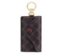 GOLF SUPAGS Women PVC Leather Car Key Chain Card Holder Wallet Pouch 6 Hook Snap Closure Keys Money Organizer Case (Two Colors are Shipped Randomly)