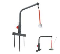 Golf Swing Aid Training Stand - Height Adjustable Practice Device for Path Accuracy | Portable Equipment, Alignment Trainer, Backyard, Garden, Driving Range, Men, Women, Beginners, Amateur